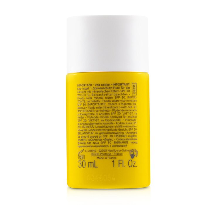CLARINS - Mineral Sun Care Fluid for Face SPF 30 - For Sensitive Areas