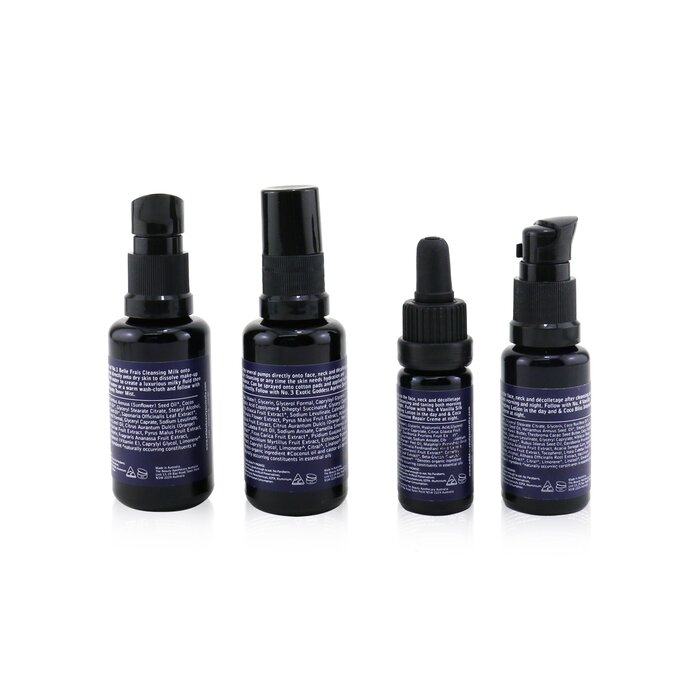 EDIBLE BEAUTY - & Edible Beauty on the Fly Travel Mini Kit: Cleansing Milk 15ml+ Toner Mist 30ml+ Ageless Serum 10ml+ Hydrating