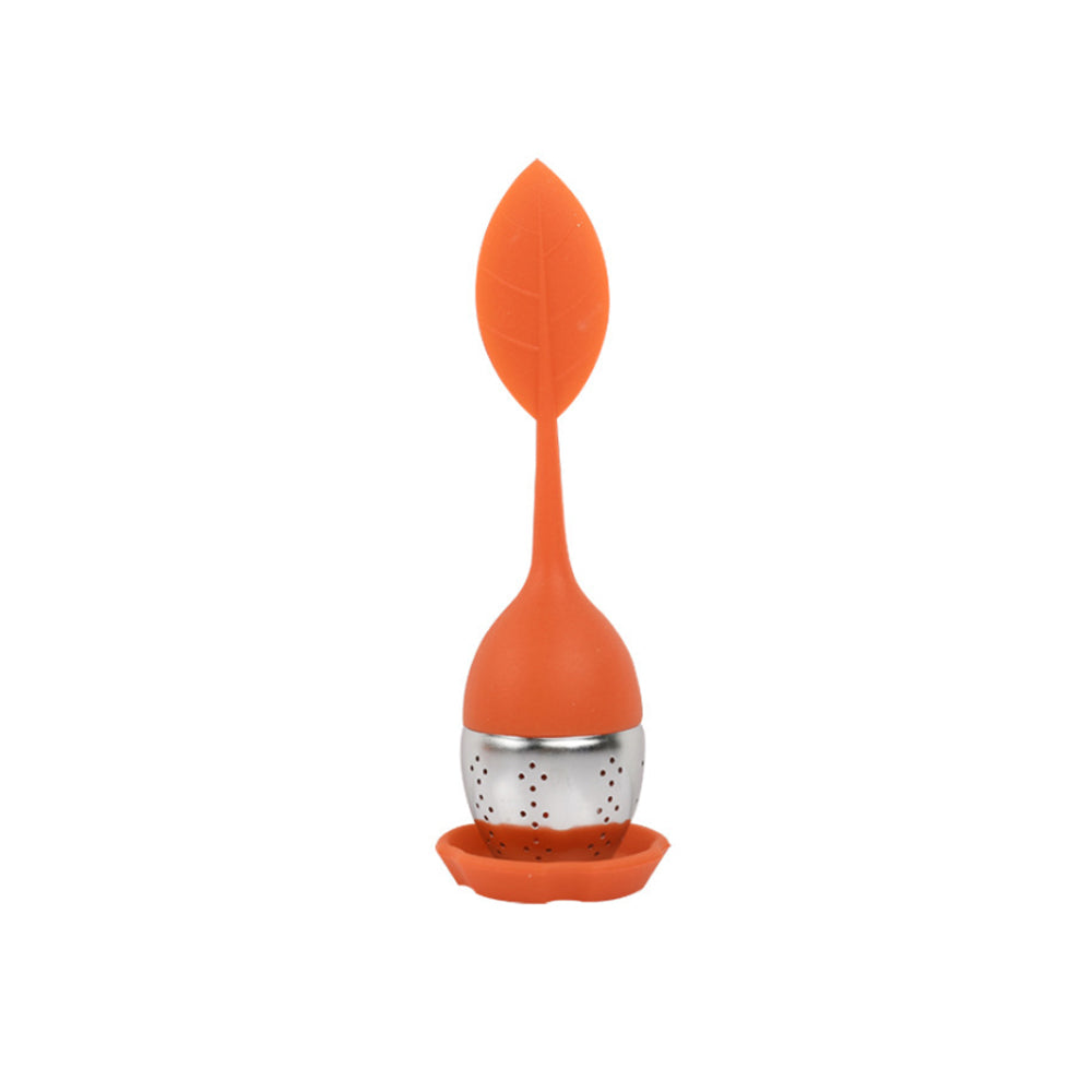 DropShipping Stainless Steel 201 304 Silicone Tea Infuser Leaf Animal Tea Seasoning Rubber Infuser Tea Leak Filter