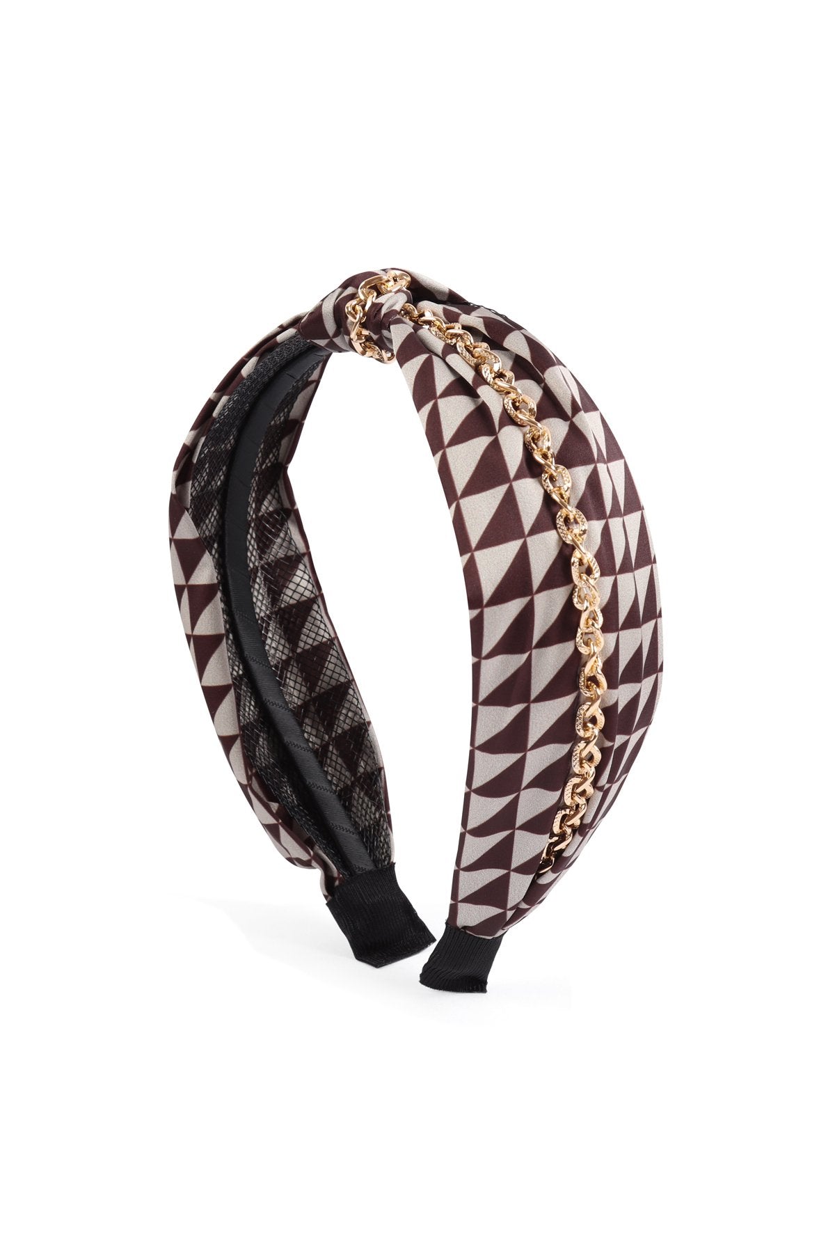 Chevron Pattern With Chain Knot Headband