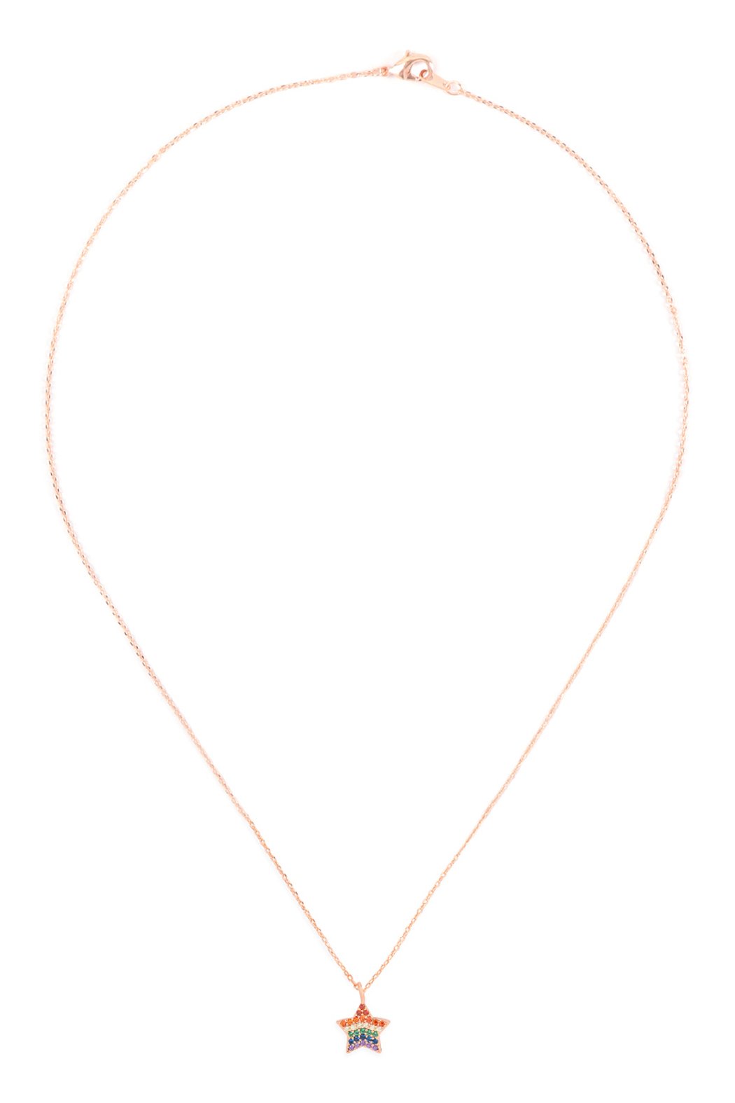Star Zirconia Pendant Necklace