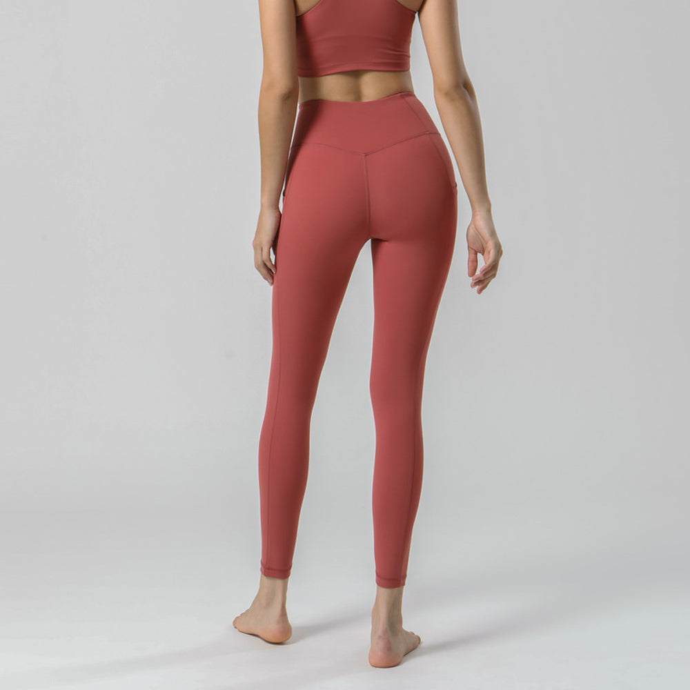 Hot Sale Nylon Spandex Fitness Yoga Wear Set Super Elastics Smoothness Fitness Yoga Wear Set High Waist Fitness Yoga Wear Set