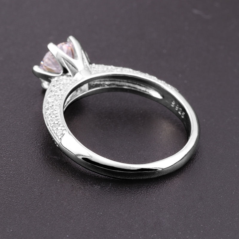 2021 Stone Rings Women Moissanite Diamond Jewellery Engagement Silver 925 Ring Jewelry