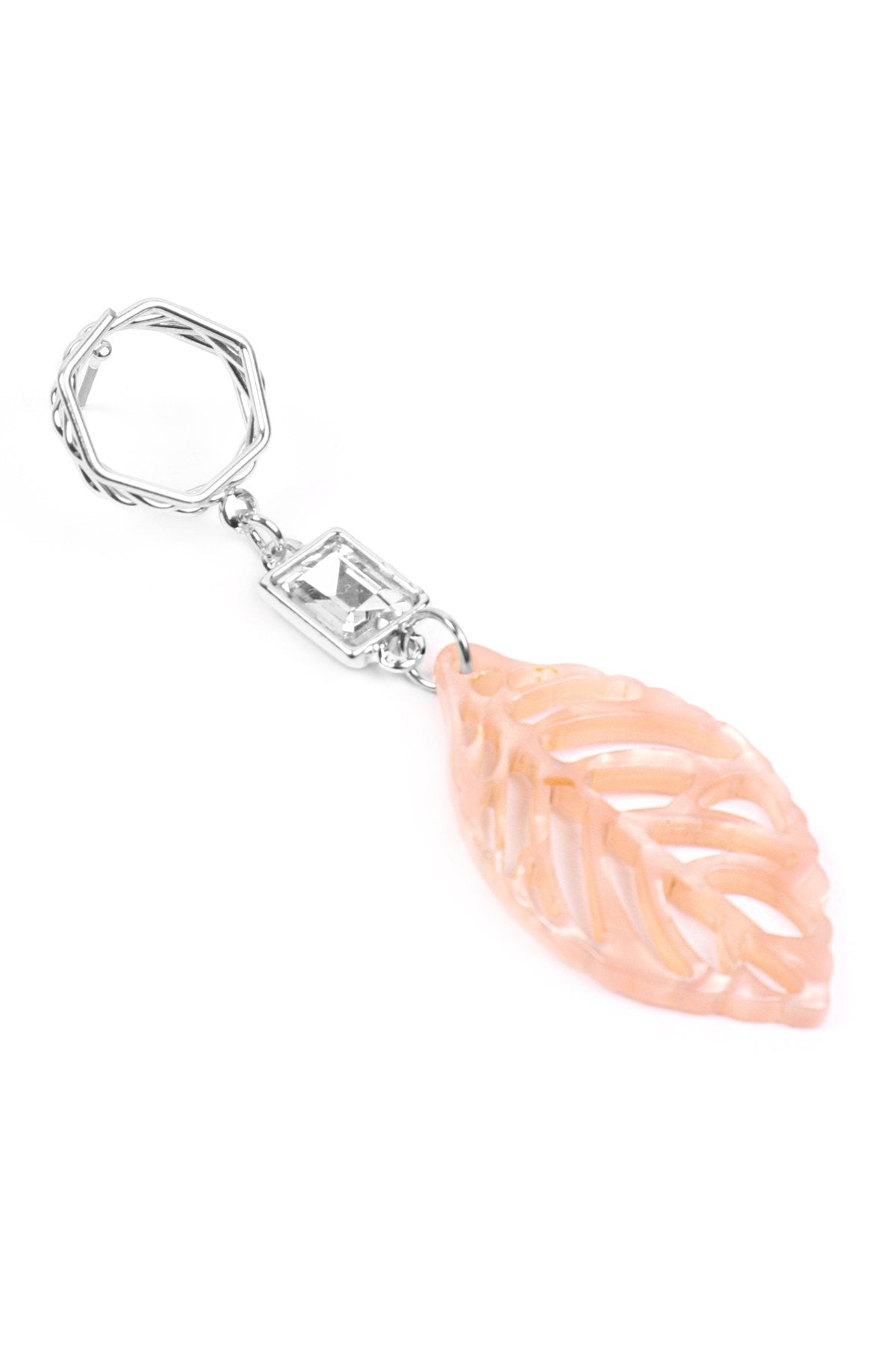 Mye1369 - Cast Leaf Link Drop Earrings