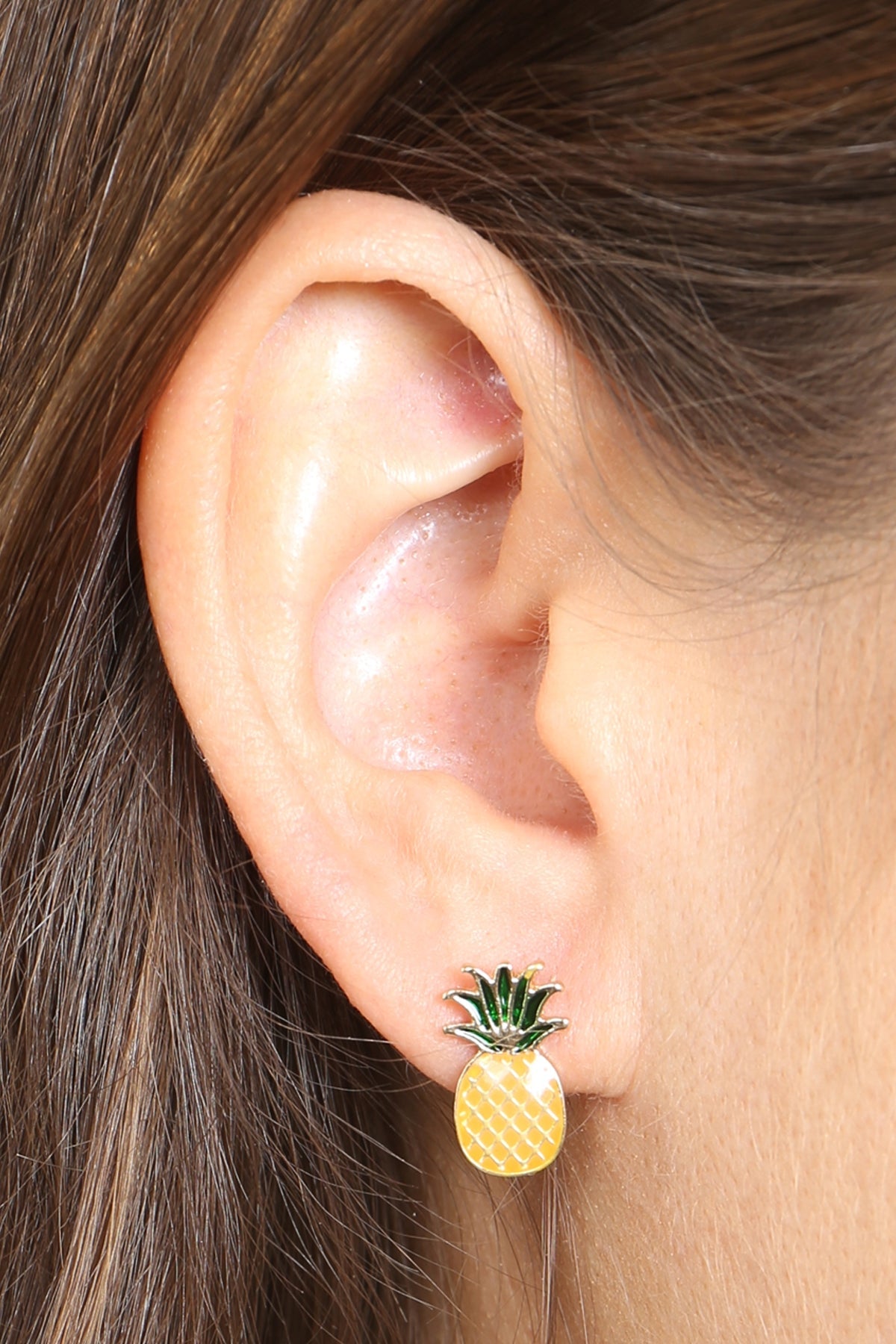 Rainbow & Flower Stud Earring Set