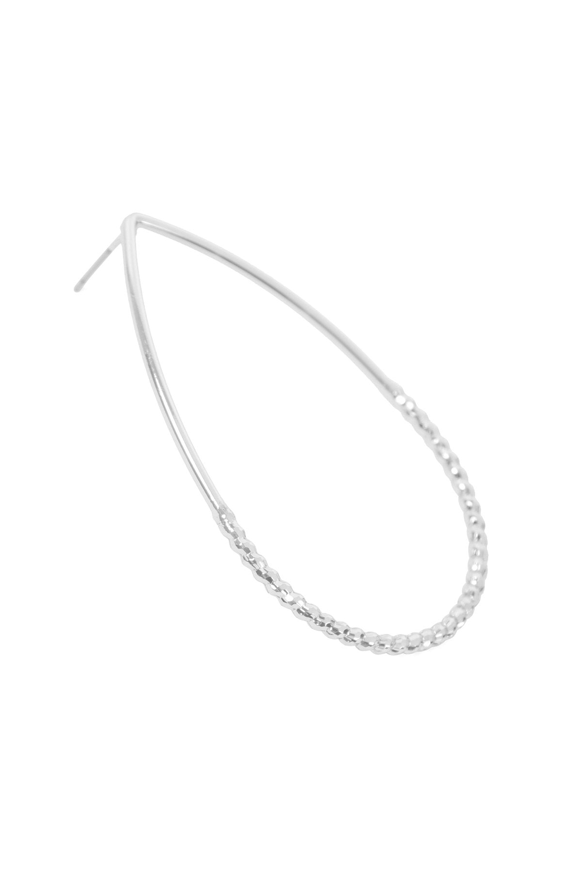 Oeb028 - Open Teardrop Post Earrings