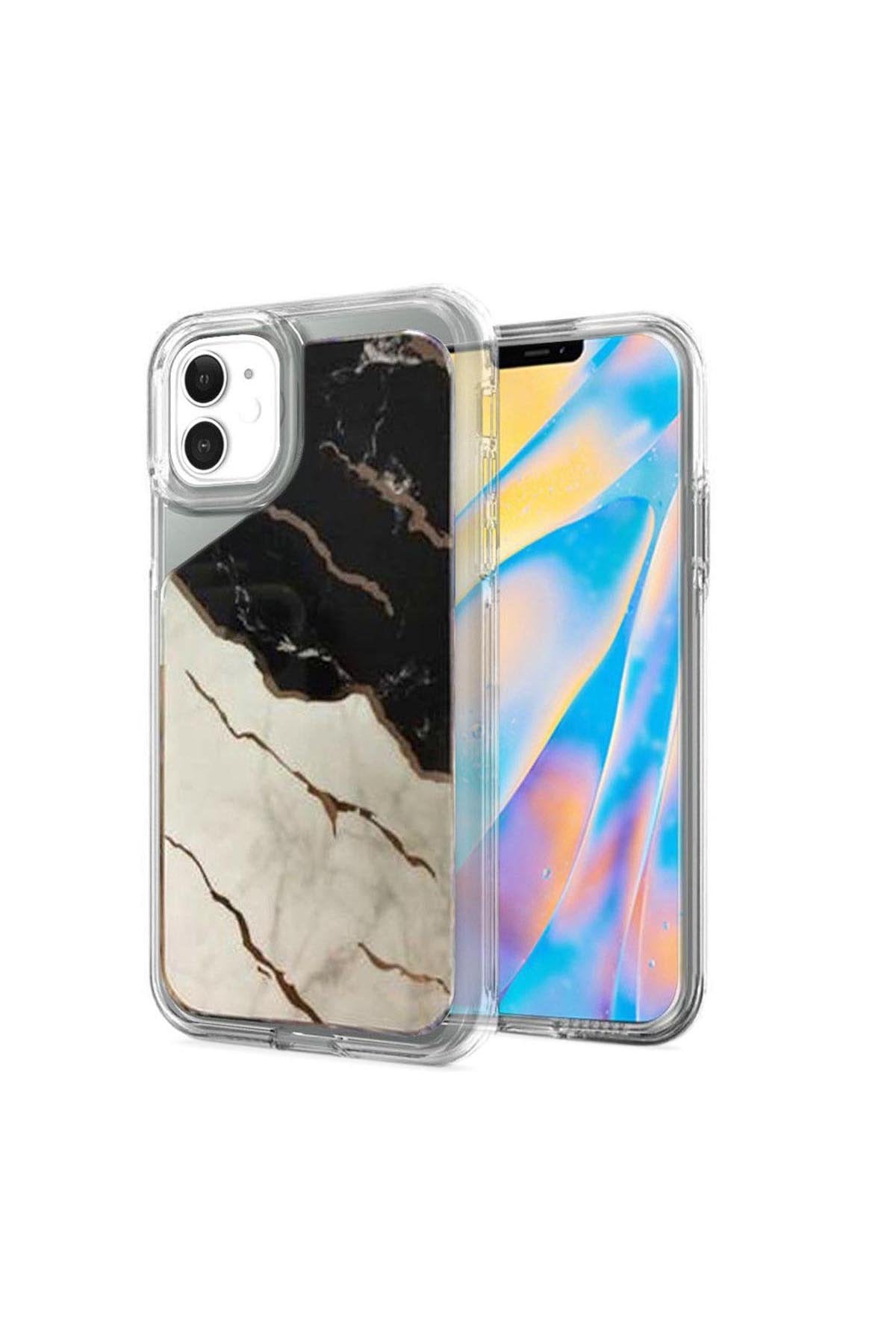 For iPHONE 12 MINI 5.4 ELECTROPLATED DESIGN HYBRID CASE COVER