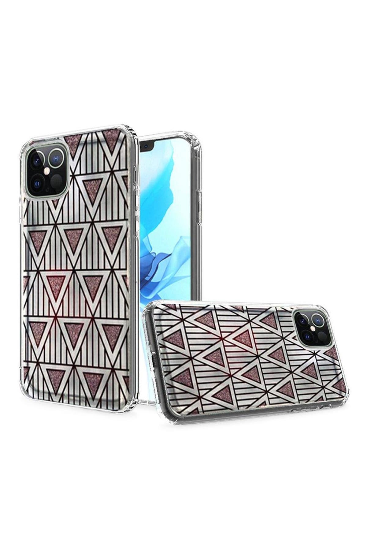 For iPHONE 12 PRO MAX 6.7 TRENDY FASHION DESIGN HYBRID CASE COVER