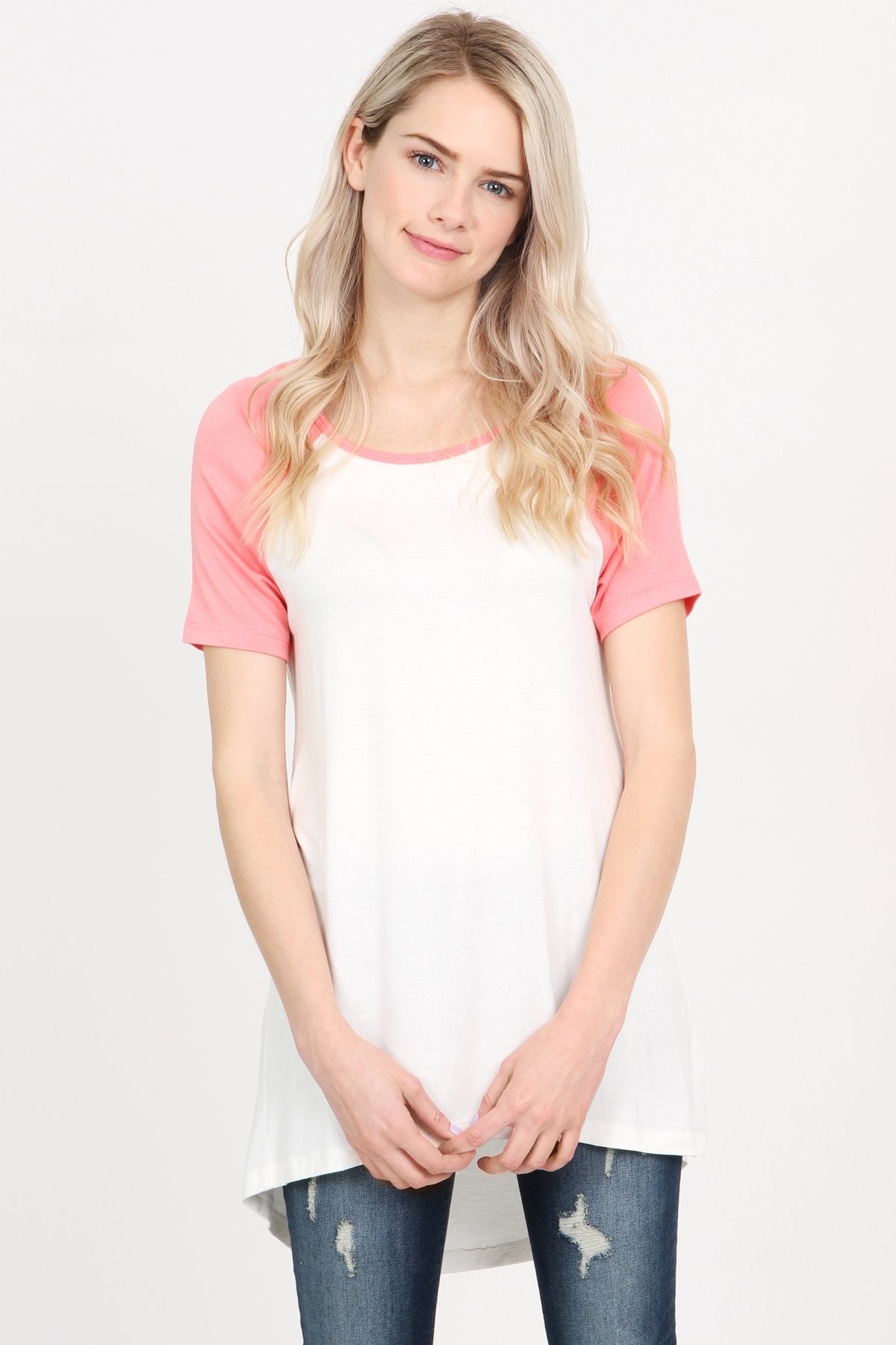 Short Sleeve Raglan Top