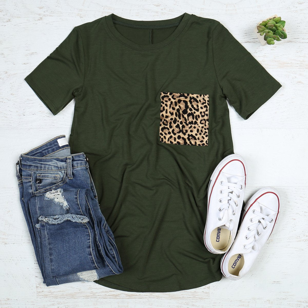 Premium Long Line Pocket Flared Tunic