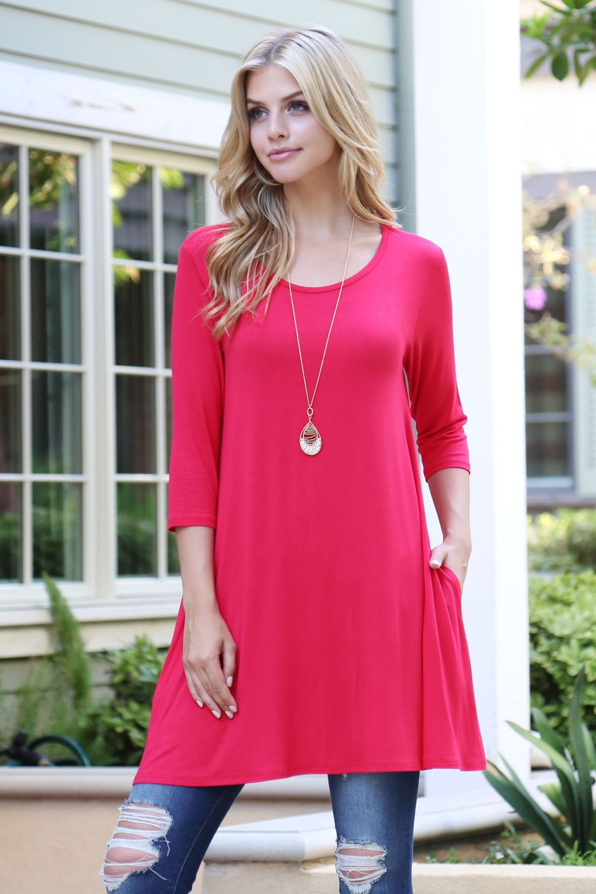 Classic Pocket Tunic Top