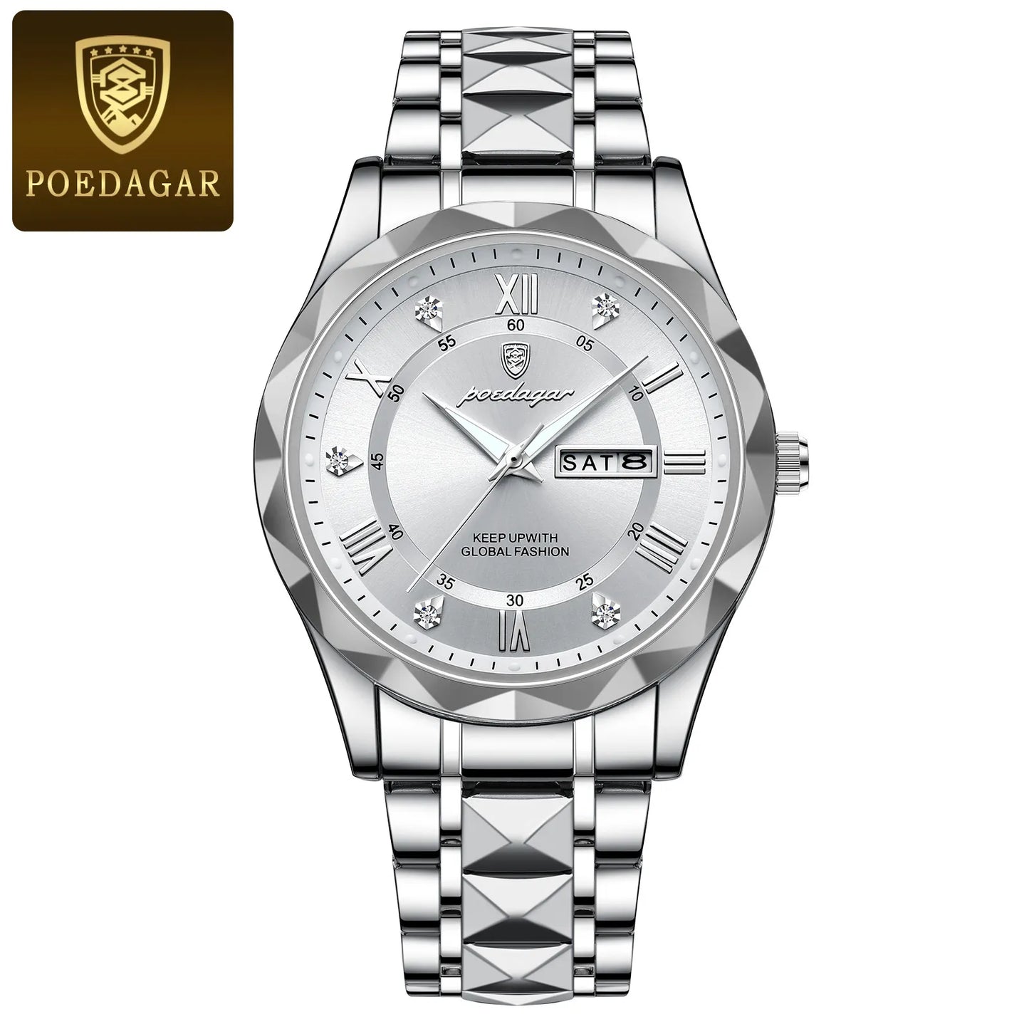 POEDAGAR - Luxury Men's Wristwatch Waterproof