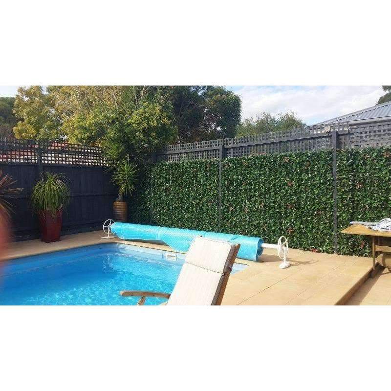 Photinia Artificial Hedge Panel / Fake Vertical Garden 1m X 1m UV Resistant