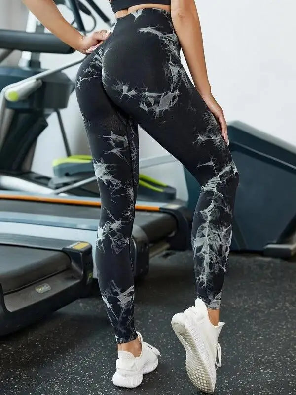 Yoga Pants Tie Dye Leggings for Women