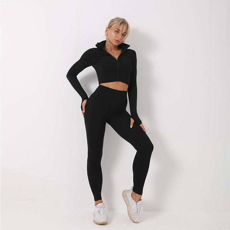 Women Yoga Long Sleeve Suit