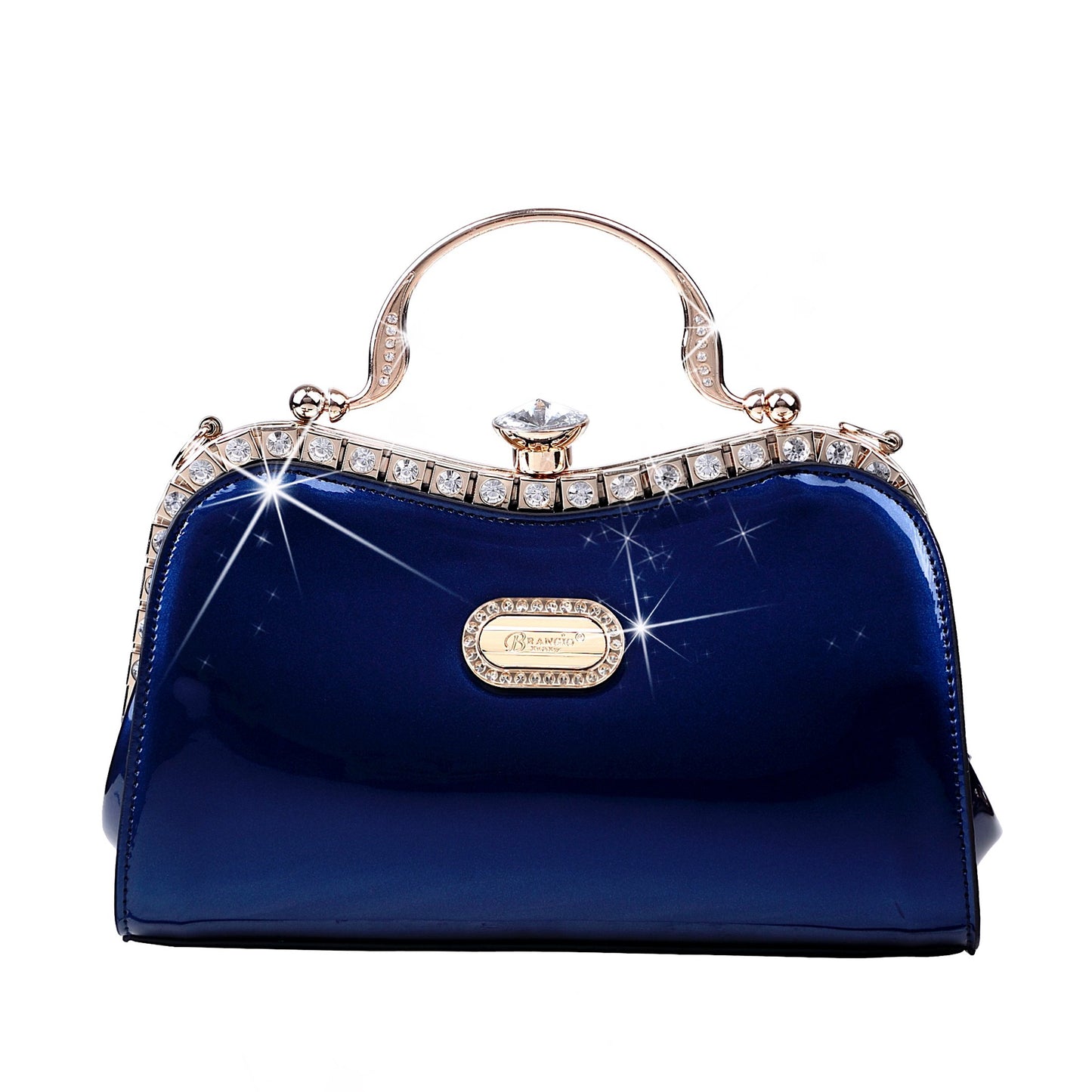 Starry Embrace Stains Vegan Leather Crossbody Clutch