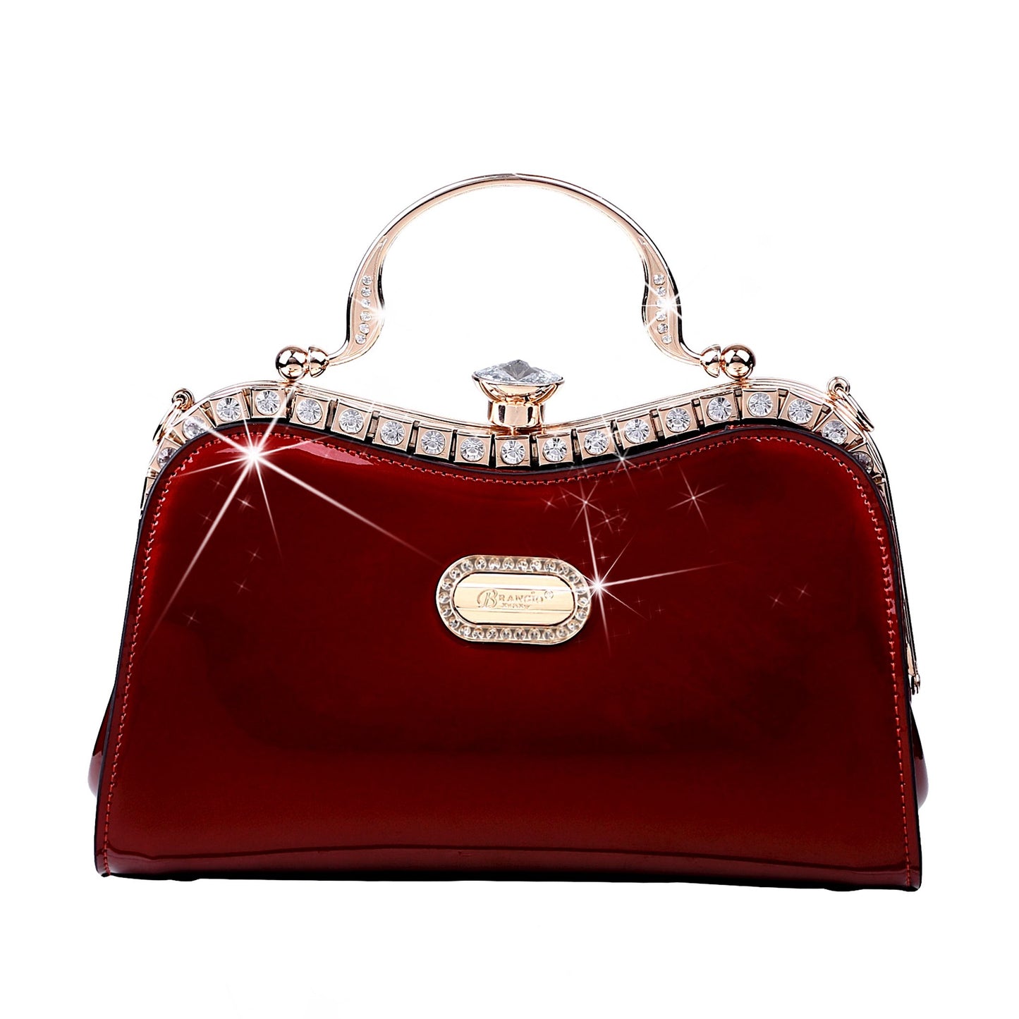 Starry Embrace Stains Vegan Leather Crossbody Clutch