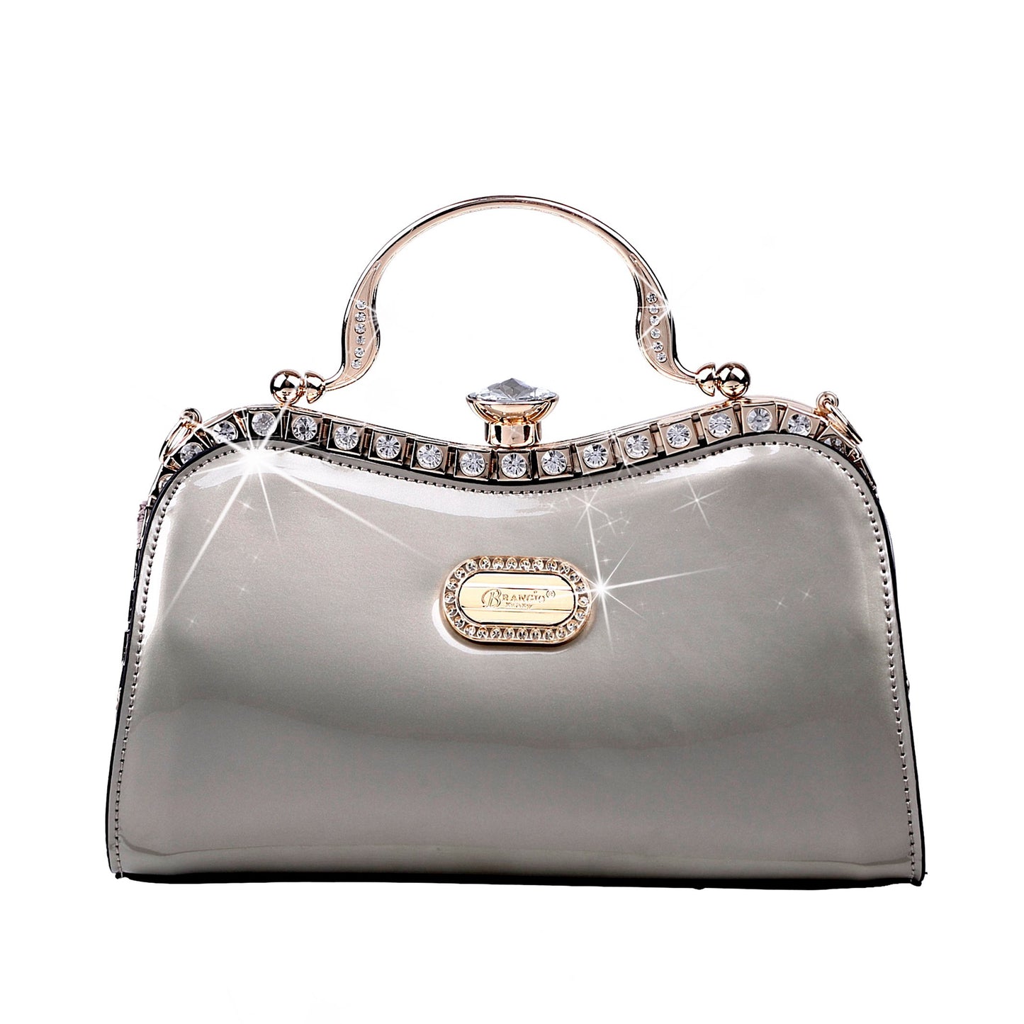 Starry Embrace Stains Vegan Leather Crossbody Clutch