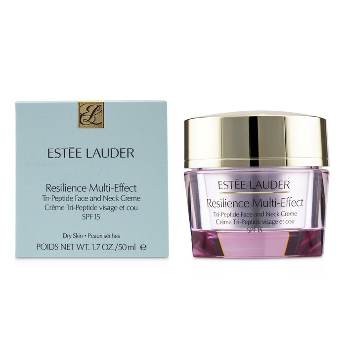 ESTEE LAUDER - Resilience Multi-Effect Tri-Peptide Face and Neck Creme SPF 15 - For Dry Skin