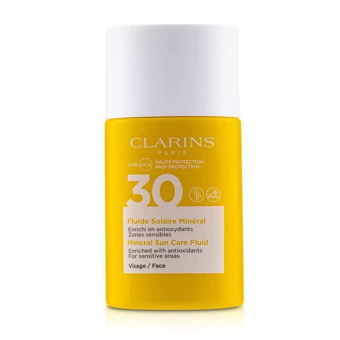 CLARINS - Mineral Sun Care Fluid for Face SPF 30 - For Sensitive Areas