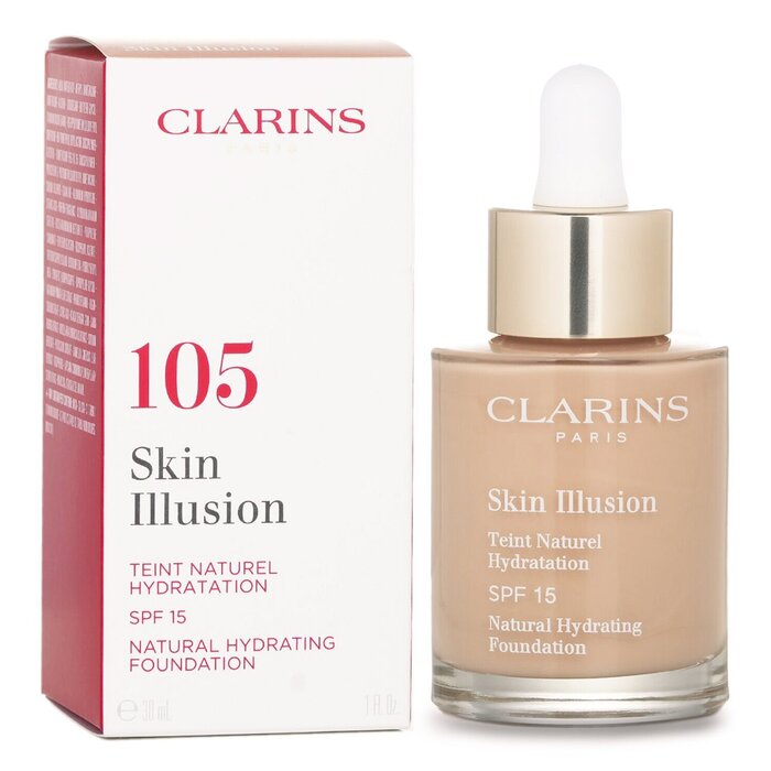 CLARINS - Skin Illusion Natural Hydrating Foundation SPF 15 30ml/1oz