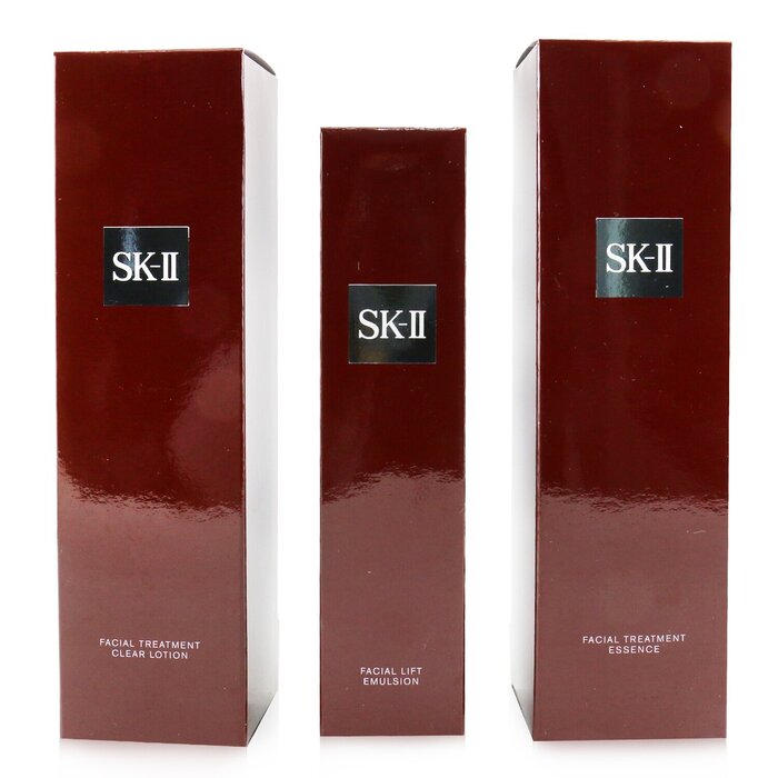 SK II - Pitera Deluxe Hydrating  3-Pieces Set: Facial Treatment Essence 230ml + Facial Lift Emulsion 100g + Facial Treatment Cle