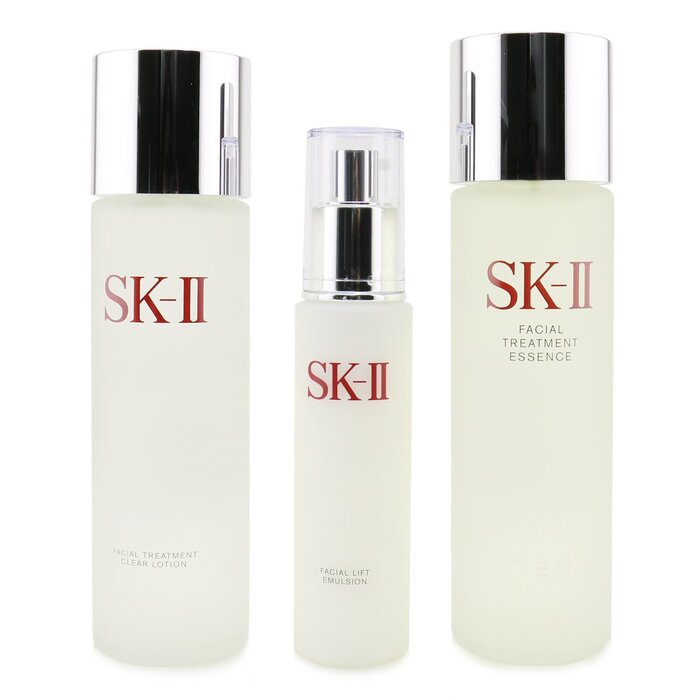 SK II - Pitera Deluxe Hydrating  3-Pieces Set: Facial Treatment Essence 230ml + Facial Lift Emulsion 100g + Facial Treatment Cle