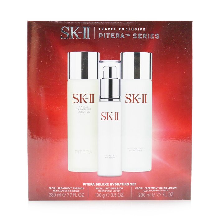 SK II - Pitera Deluxe Hydrating  3-Pieces Set: Facial Treatment Essence 230ml + Facial Lift Emulsion 100g + Facial Treatment Cle