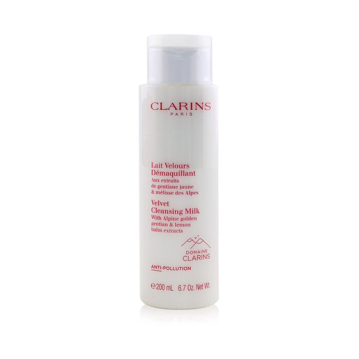 CLARINS - Velvet Cleansing Milk With Alpine Golden Gentian & Lemon Balm Extracts