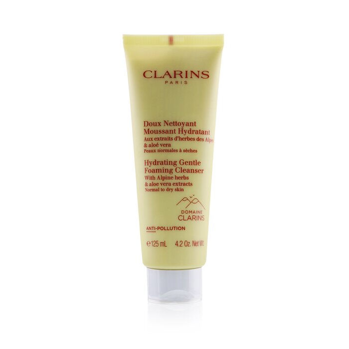 CLARINS - Hydrating Gentle Foaming Cleanser With Alpine Herbs & Aloe Vera Extracts - Normal to Dry Skin