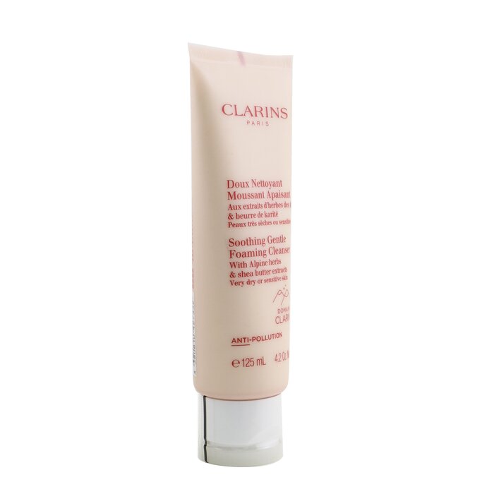 CLARINS - Soothing Gentle Foaming Cleanser With Alpine Herbs & Shea Butter Extracts - Very Dry or Sensitive Skin