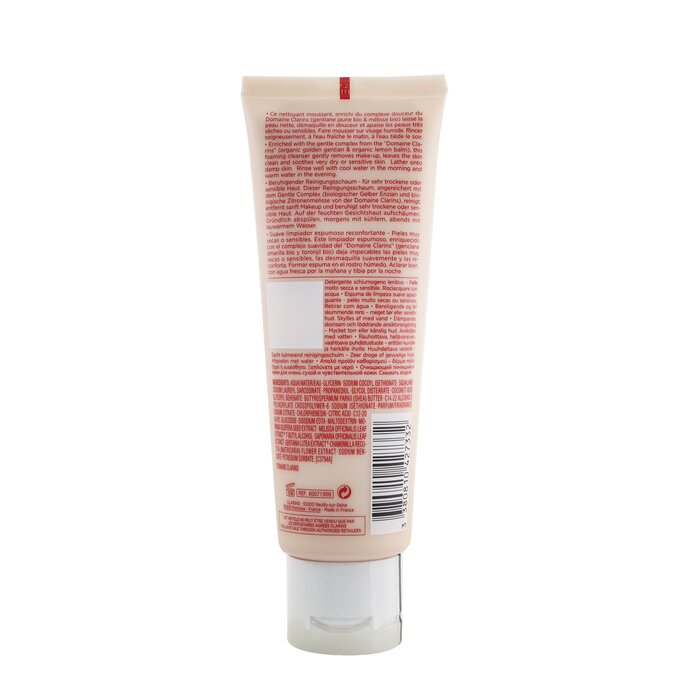 CLARINS - Soothing Gentle Foaming Cleanser With Alpine Herbs & Shea Butter Extracts - Very Dry or Sensitive Skin