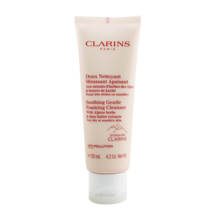 CLARINS - Soothing Gentle Foaming Cleanser With Alpine Herbs & Shea Butter Extracts - Very Dry or Sensitive Skin
