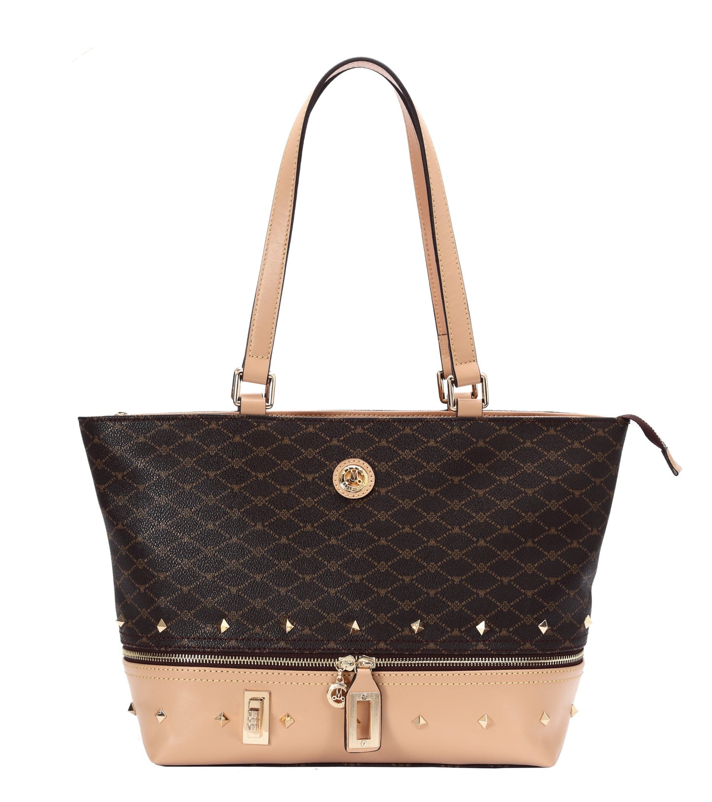 Misty Signature Leather Tote Bag