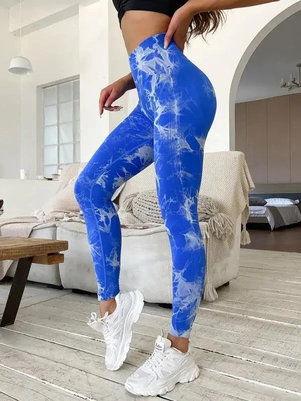 Yoga Pants Tie Dye Leggings for Women