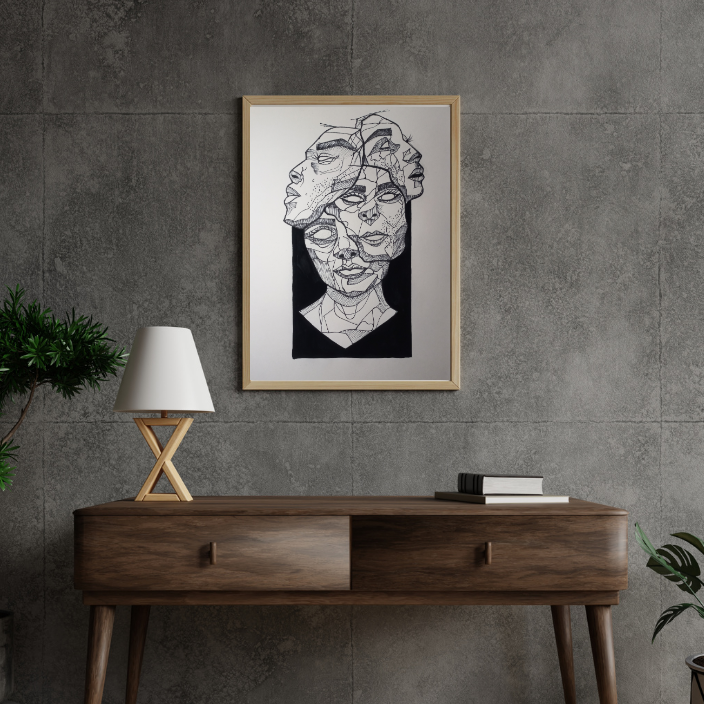 Abstract Woman | Unveiling the Inner Self