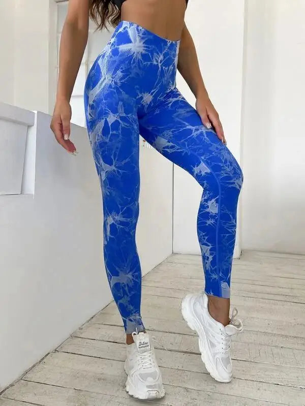 Yoga Pants Tie Dye Leggings for Women