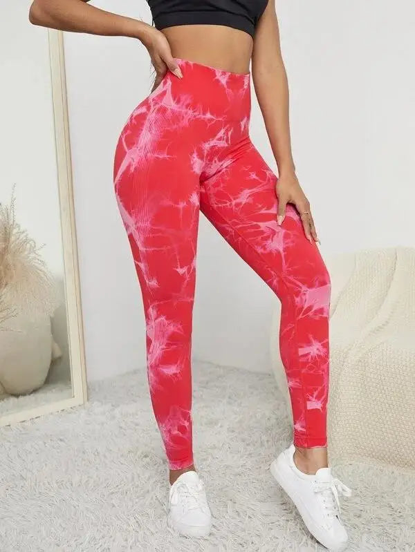 Yoga Pants Tie Dye Leggings for Women