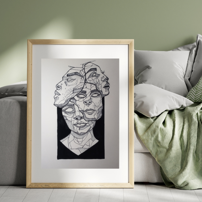 Abstract Woman | Unveiling the Inner Self