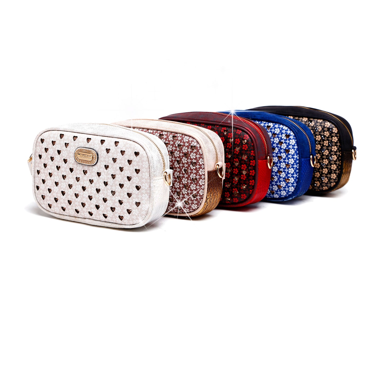 Galaxy Stars Crystal Stud Fanny Pack