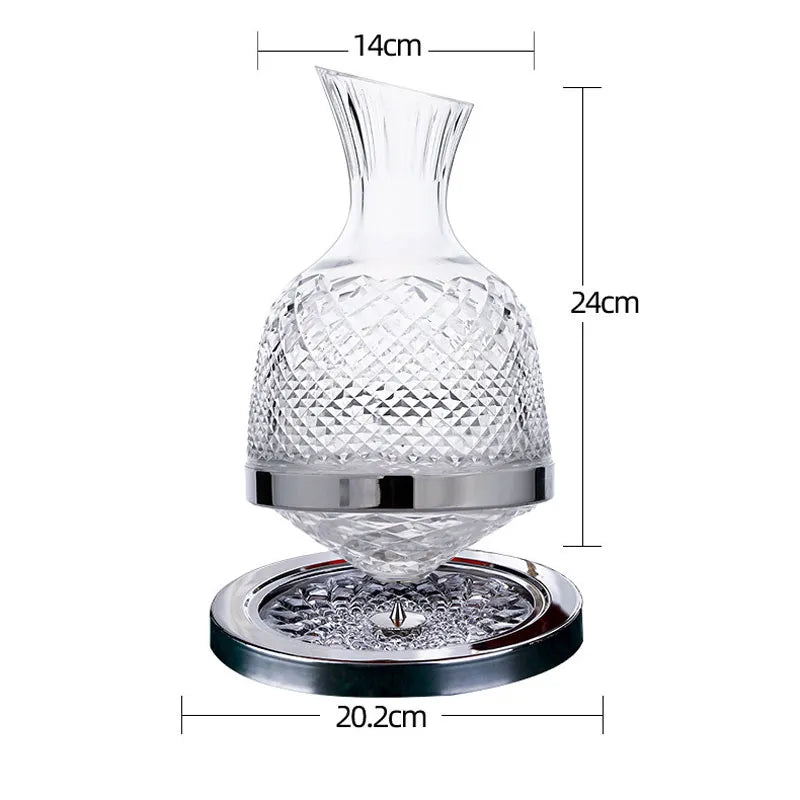 360 Rotating Wine Decanter | Glassware