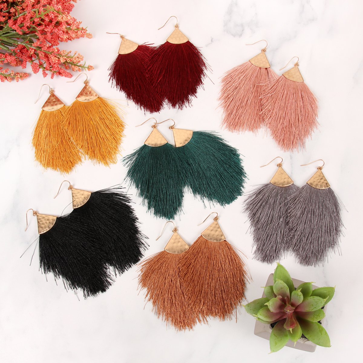 Tassel Drop Earrings