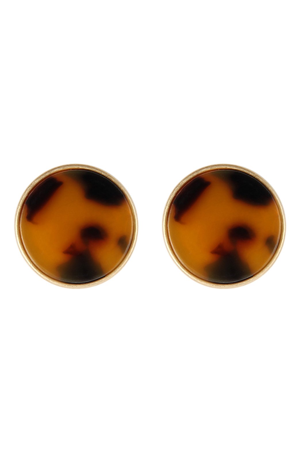Wood Bead Drop Bar Earrings