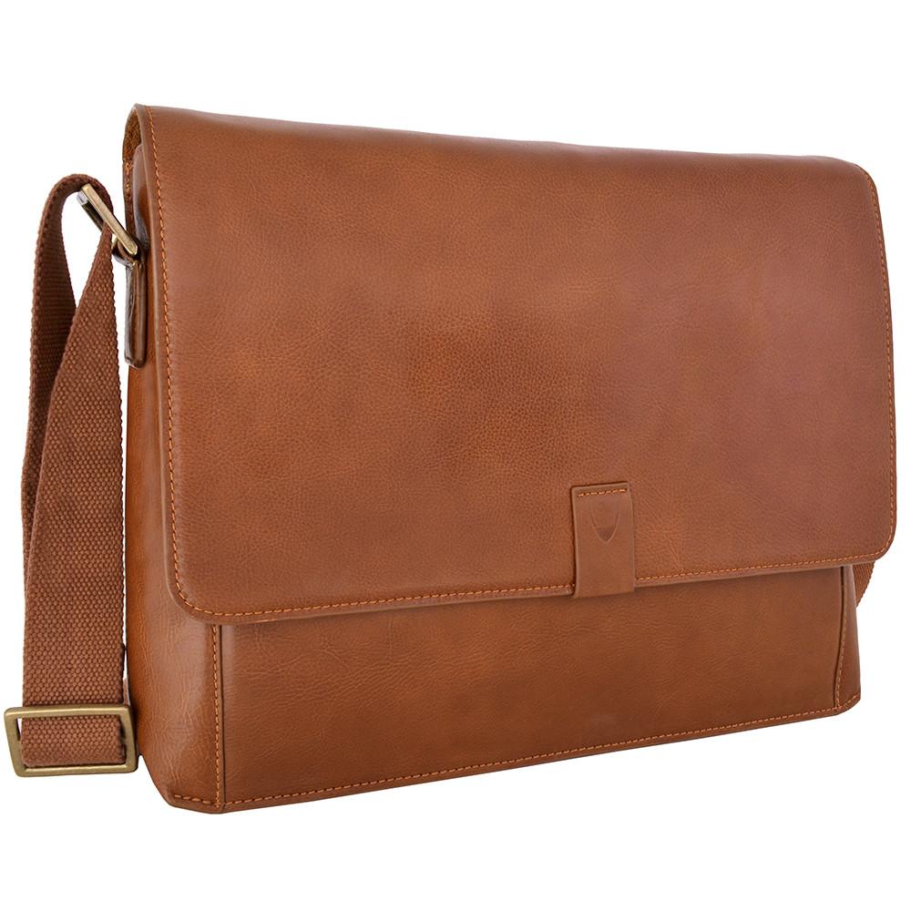 Aiden Genuine Leather 15 Inch Laptop Shoulder Messenger Business Bag for Men & Women