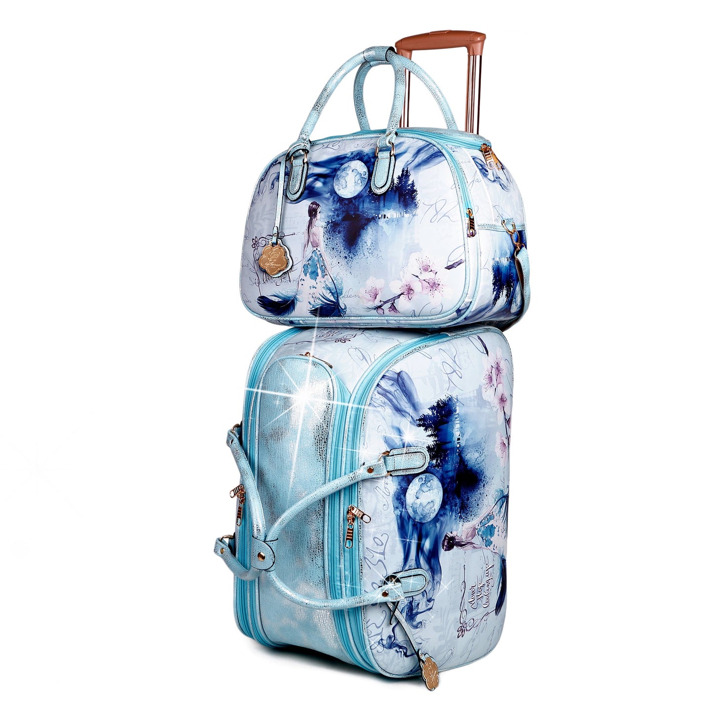 Fairy Tale Weekender Overnight Bag & Duffle Set
