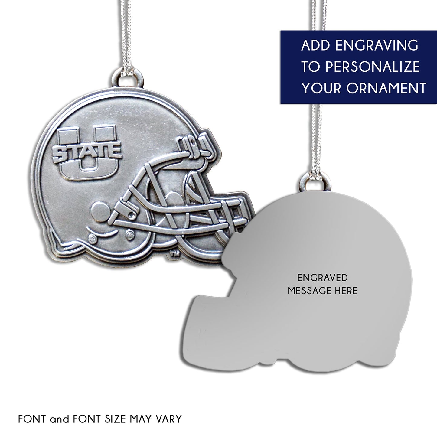 Utah State Shaped Metal Ornament