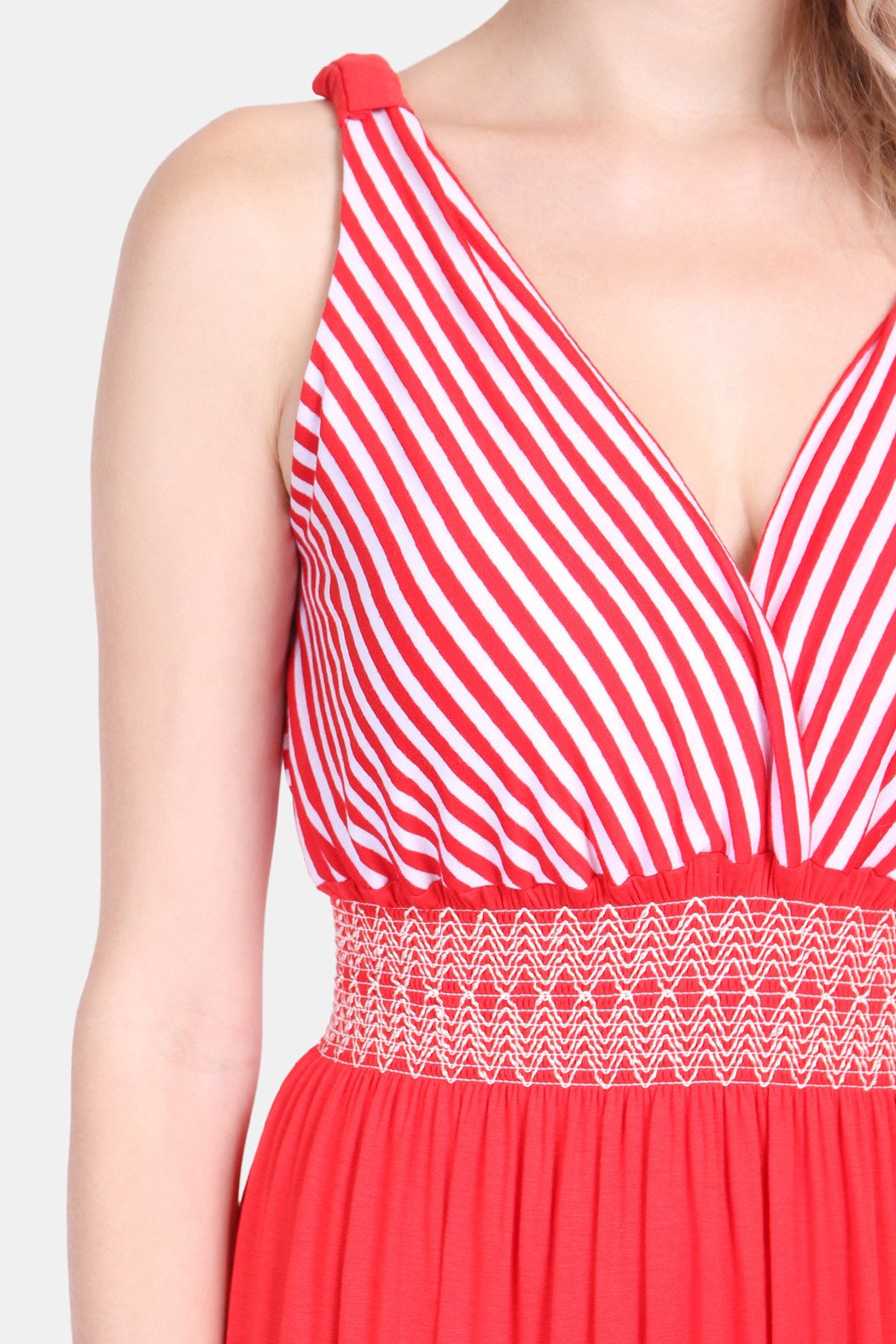 Keyhole Back Sleeveless Maxi Dress