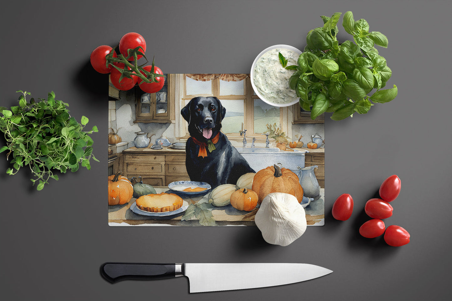 Lab & Pumpkin Board