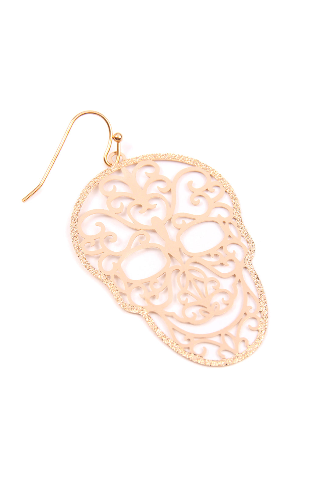 Filigree Sugar Skull Earrings