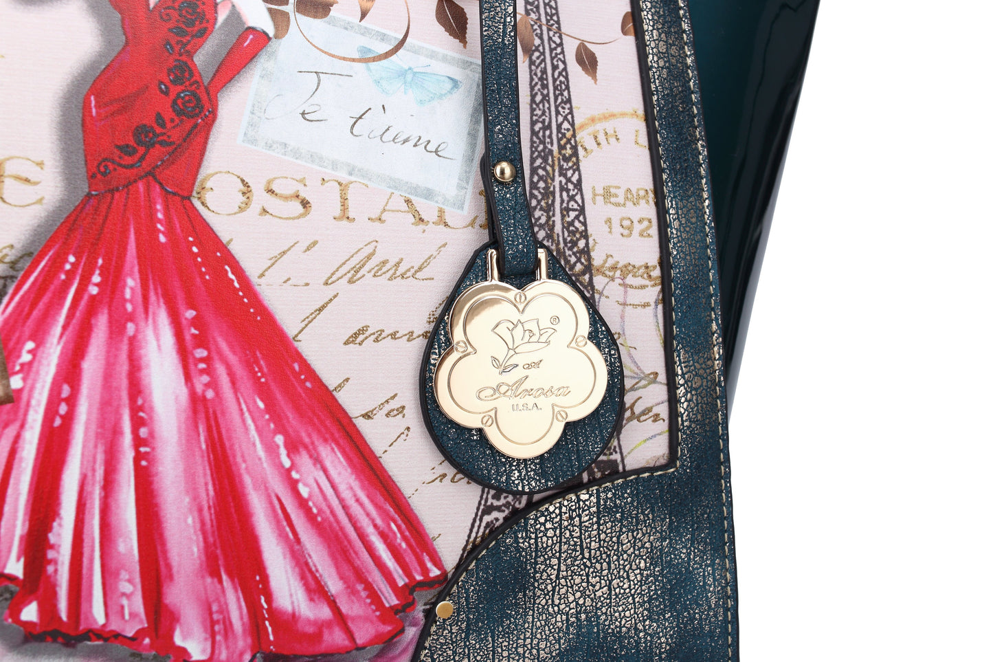 Lady Luck 2.0 Vintage Scratch & Stain Resistant Top-Handle Bag